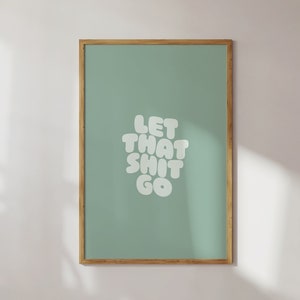 Salbei Grün Wand Kunst Ästhetik - Wohnung Dekor - Preppy Raum Dekor - Dänisch Pastell Dekor - Große Wand Kunst