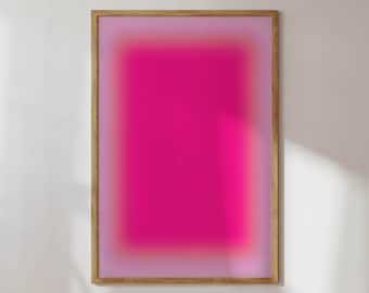 Pink Color Gradient Print, Trendy Room Decor, Trendy Wall Art Print, Digital Print Download Trendy, Wall Print Trendy, Cute Wall Art