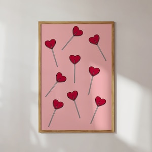 Y2k Decor Pastel Pink Digital Print