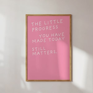 Room Decor Aesthetic Minimalist | Pink Aesthetic Posters | Positive ...
