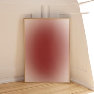 Aura Poster Bordeaux-Red • Room Decor Aesthetic Wall Art trendy • Living Room Wall Art Poster 50x70 bunt • Wall Art Autumn • 0250