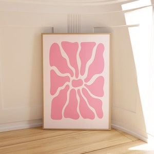 Matisse Print, Henri Matisse Wall Art, Danish Pastel Print, Trendy Pink Print, Matisse Print, Colorful Boho Poster, Abstract Flower Poster