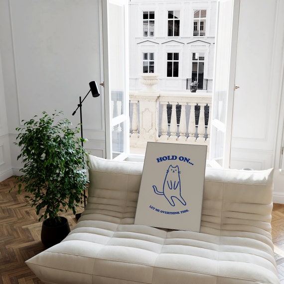 Raumdeko ästhetisch minimalistisch, Indie-Zimmer Deko, Überbett