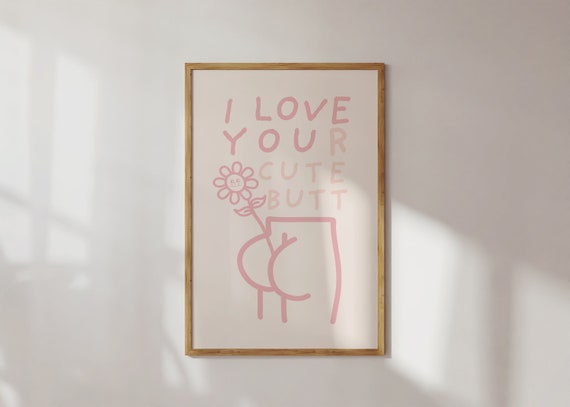 Danish Pastel Wall Art, Colorful Bedroom Wall Decor, Pastel Poster, Blush Pink Quote Print, Dorm Room, Positive Quote, Cute Digital Print