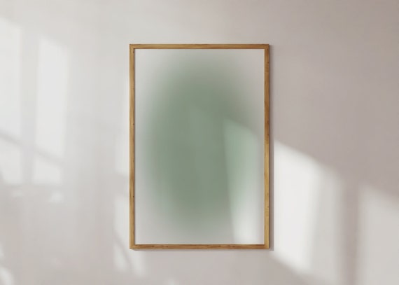 Sage Green Wall Art Wall Art Large Wall Art Abstract Wall Art Abstract Art Gradient Art Aura Poster A2 A3 A4 Bedroom Wall Decor Sage Green