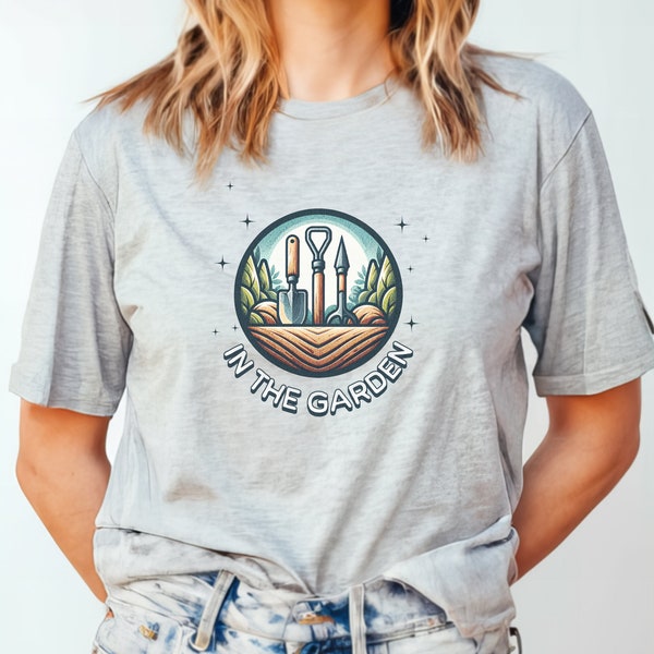 Garden shirt | planting top, farming earth Tshirt, gardening lover T shirt, gardening lovers, gift gardener, farmer tee, Gardening tools