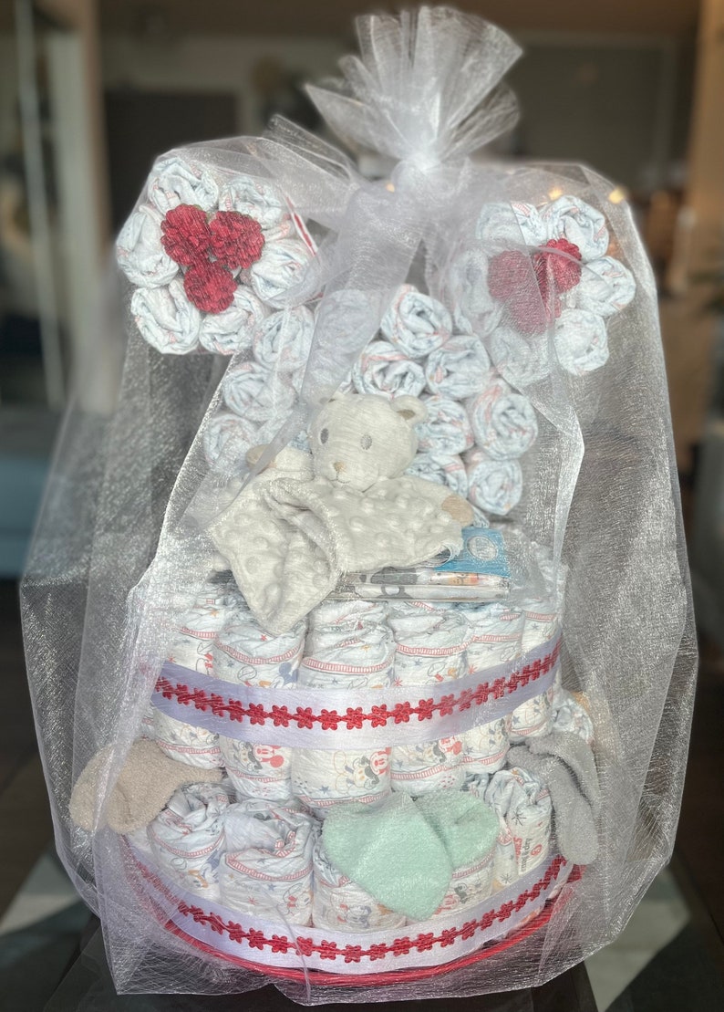 Diaper Cake Disney Theme Etsy