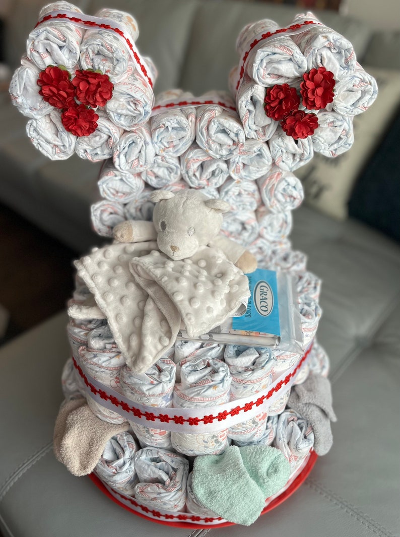 Diaper Cake Disney Theme Etsy