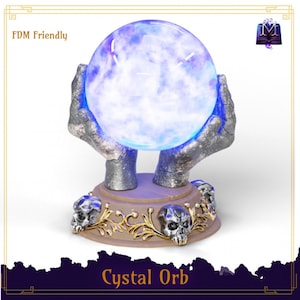 Bola de Cristal - Mystic Makers Miniatures - Objeto coleccionable mágico en resina impresa en 3D