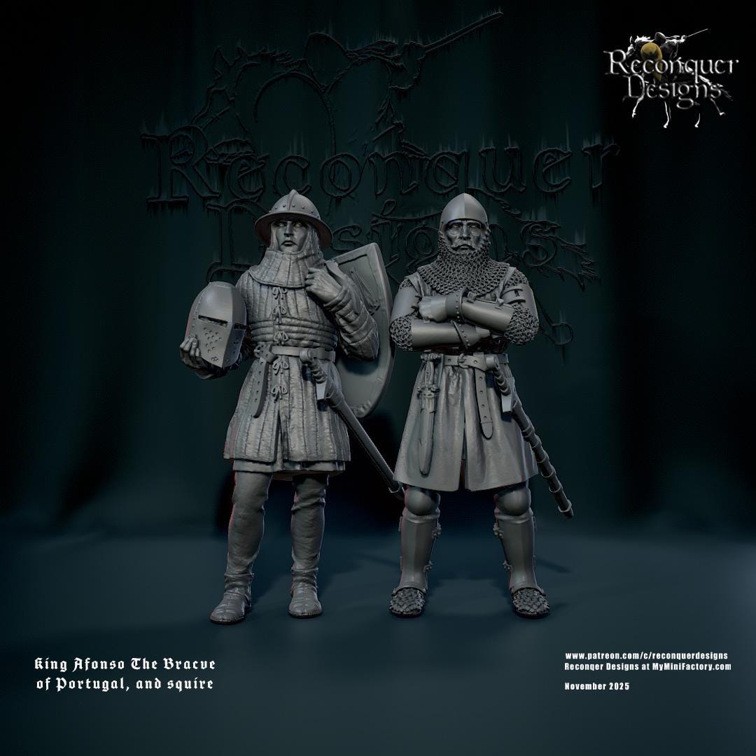 Le roi Alphonse IV du Portugal et son écuyer - Reconquer Designs - Jeux ...