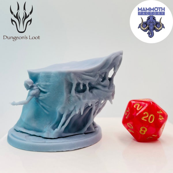 Gelatinous Cube - Mammoth Factory - Dungeons and dragons, Dnd, pathfinder, warhammer - 32mm - 3D Printed
