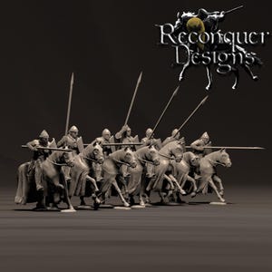 Aragonese Knights XIII Century - Reconquer Designs - Wargames, Modeling, Dioramas, Board Games - 28mm | 32mm | 35mm Scale
