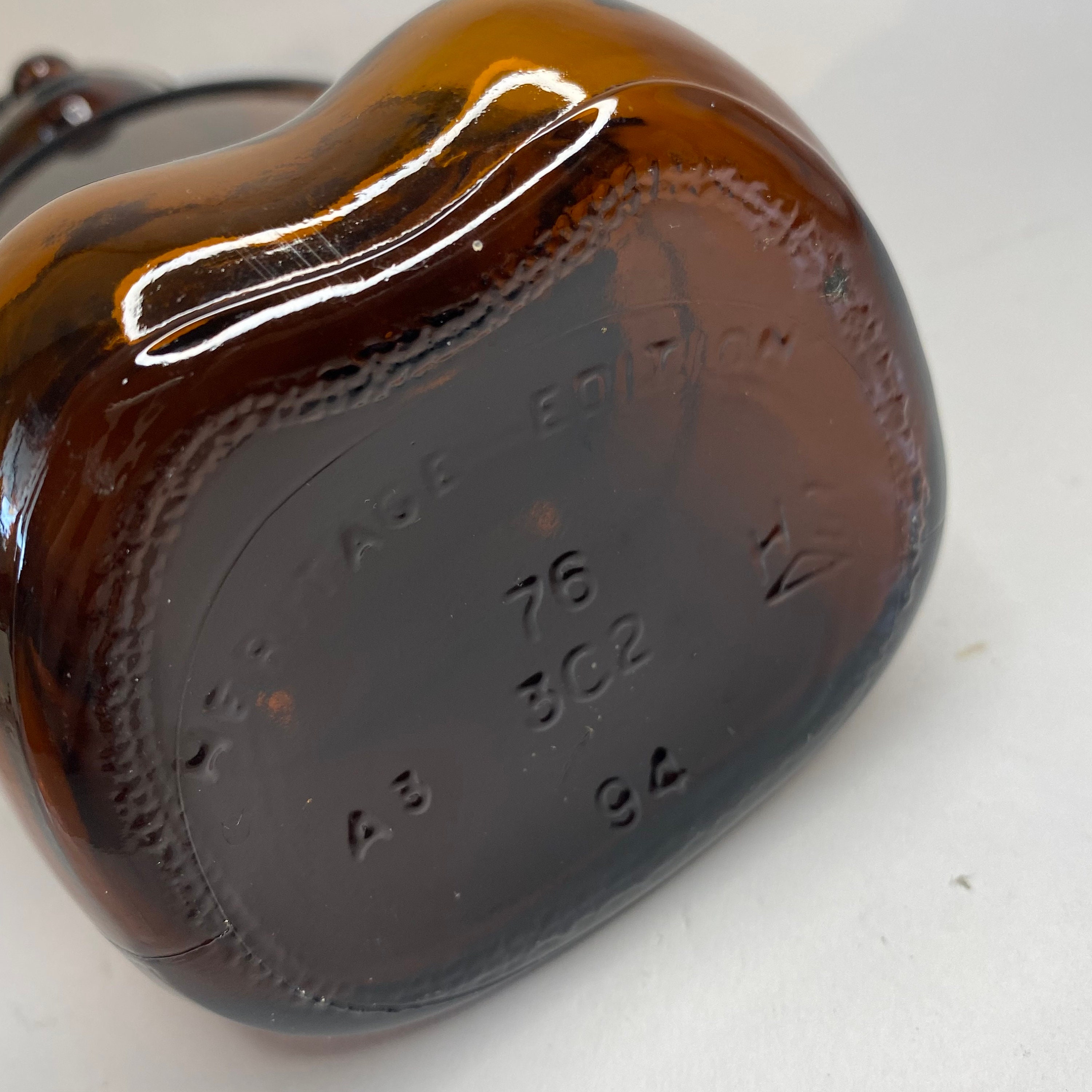 Vintage Kahlua Bottle Brown Glass Heritage Edition Polynesian Man Figure Etsy