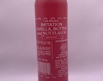 Superior Flavors VANILLA, BUTTER, & NUT 8oz Bottle