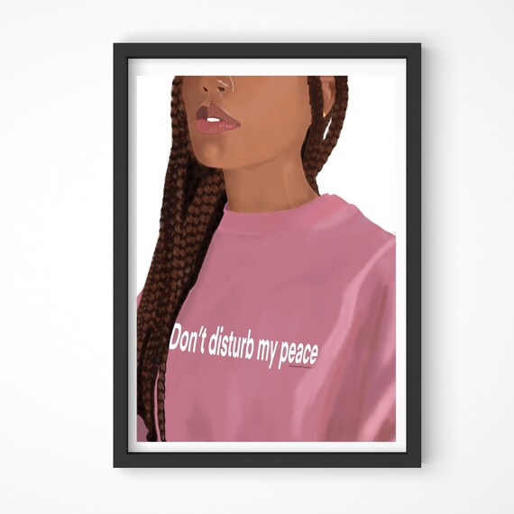Black Art Print | Black Woman | Wall Art | Empowerment Art