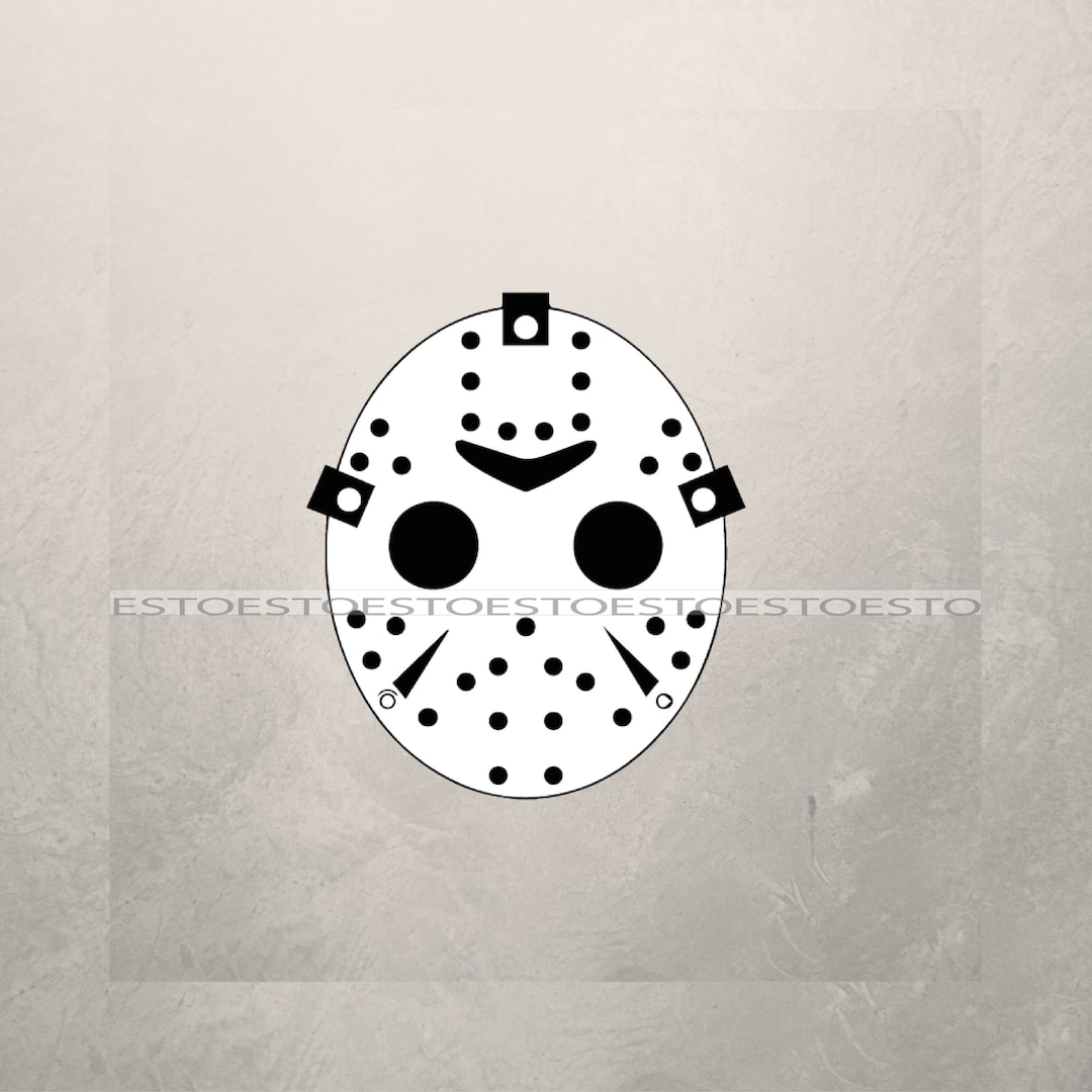 Jason Voorhees Mask SVG Jason Voorhees SVG Digital Downlaod - Etsy