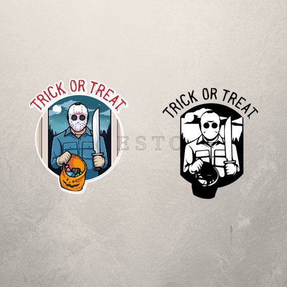 Trick or Treat SVG Jason Voorhees Halloween PNG Halloween Etsy