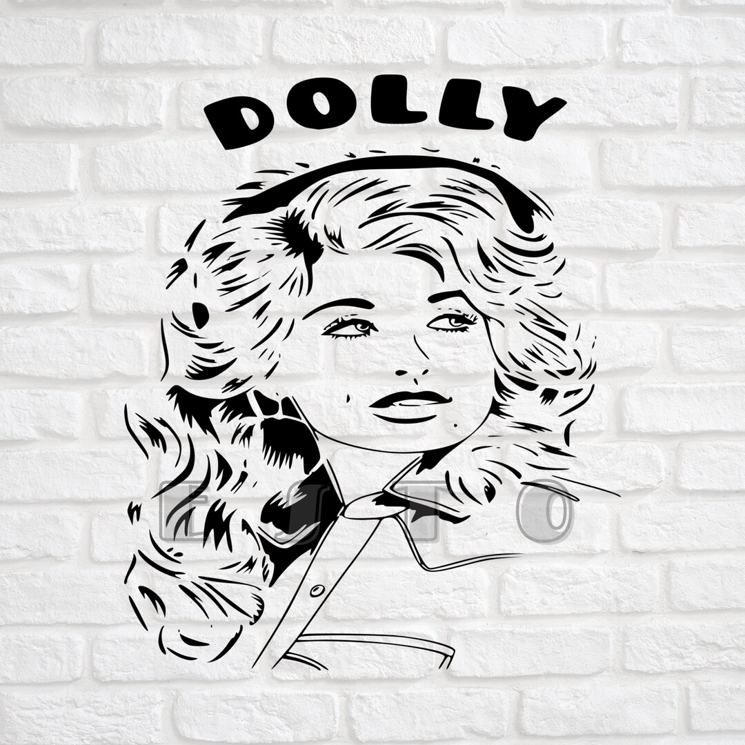 Dolly Parton SVG Files for Cricut, Dolly Parton Silhouette, Png, Eps