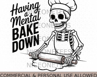 Tengo un ataque mental, divertido meme de esqueleto de salud mental Svg Png