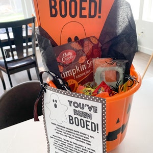 You've Been Booed Printable, We've Been Booed Kit, Halloween, Halloween ...