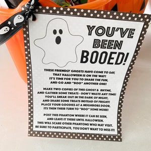 You've Been Booed Printable, We've Been Booed Kit, Halloween, Halloween ...