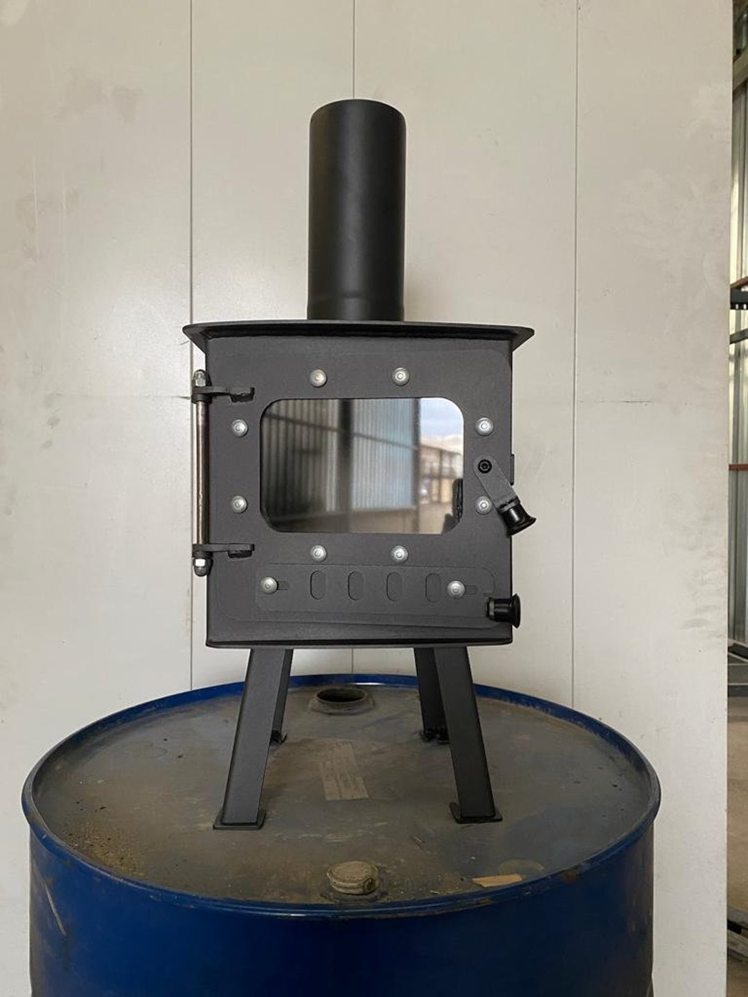 Small Cast Iron Stove for Outdoor Camping | Outdoor Stove | Mini Camping  Stove | Cast Iron Fireplace | Brick Lined Fireplace | Tiny House Stove  Cabin
