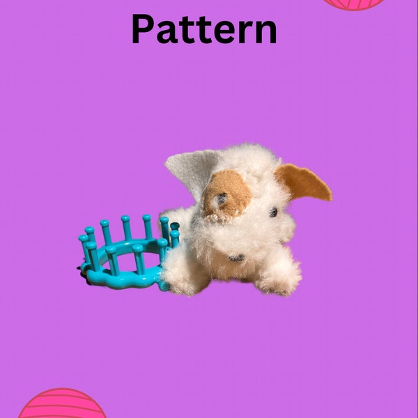 Loom Knit Dog Pattern