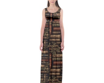 The Librarian Empire Waist Maxi Dress