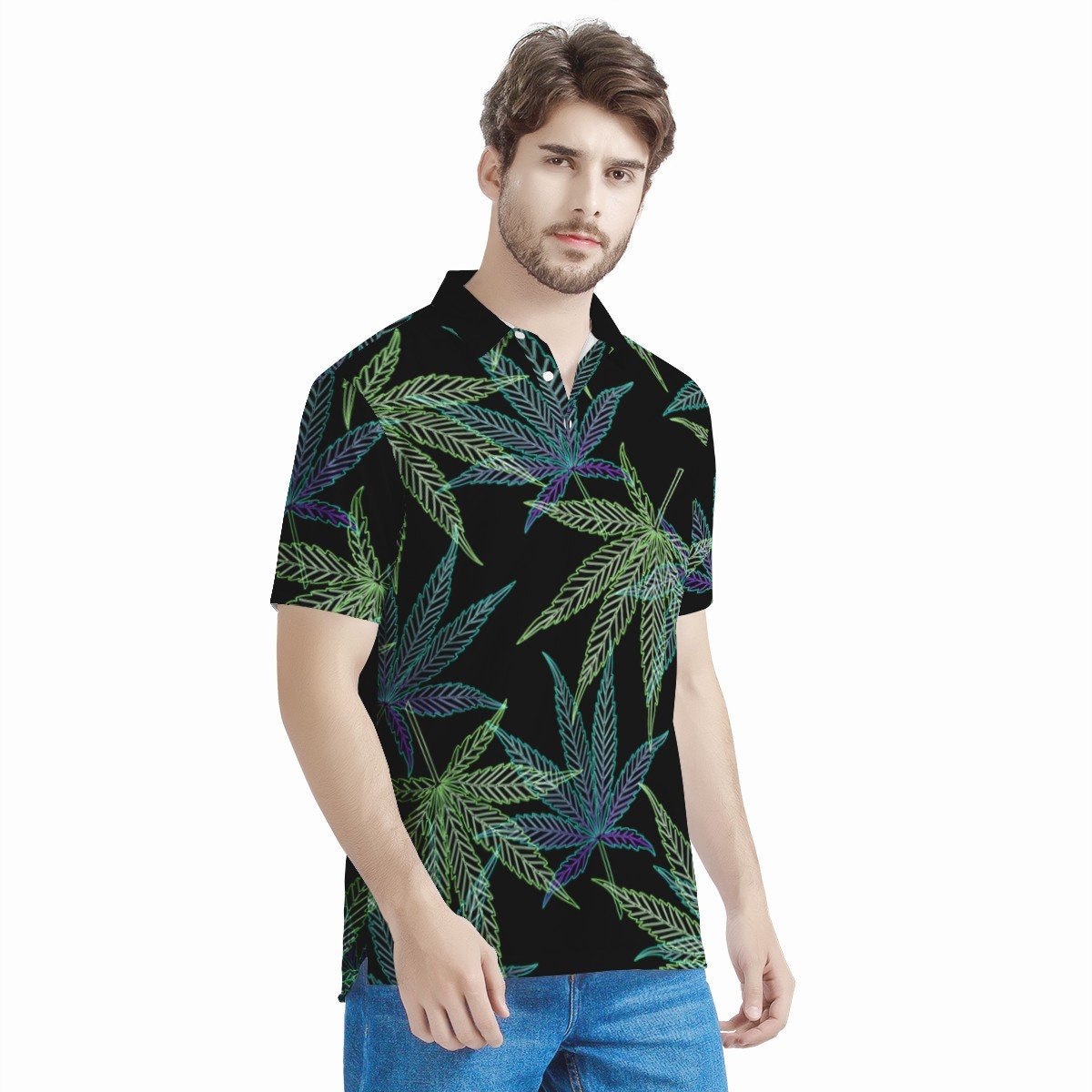hawaiian outfit polo
