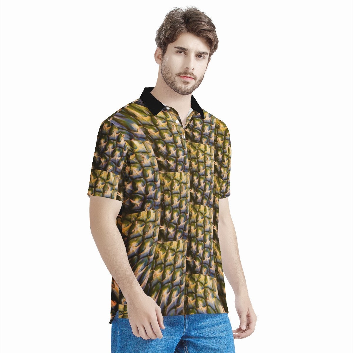 Discover Pineapple Madness  Aloha Polo Shirt