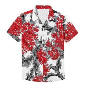 Vintage Men&#39;s Hawaiian Shirt | Men&#39;s Aloha Shirt