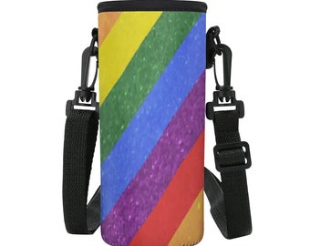 Small Water Bottle Carrier Bag  LGBT Pride