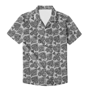 Poker Men&#39;s Hawaiian Shirt | Men&#39;s Aloha Shirt