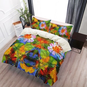 Petunia Flower - Duvet Cover - 3 Piece Bedding Set - Pillow Cases