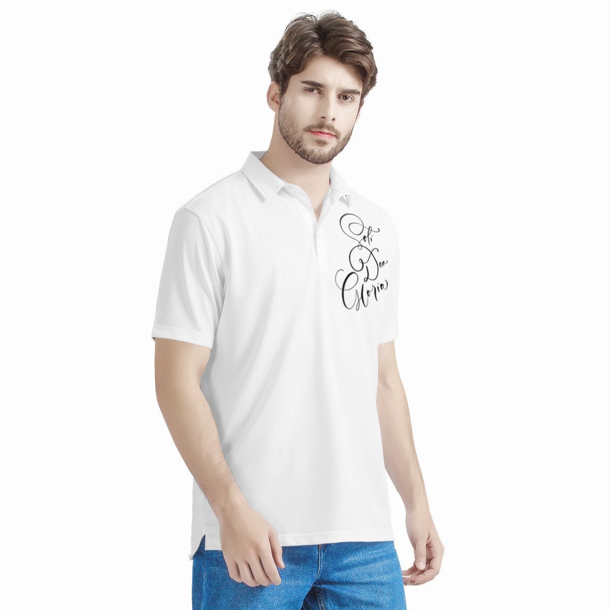 Discover soli Deo gloria  Aloha Polo Shirt