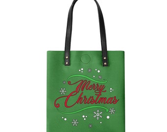 Christmas PU Leather Handbags