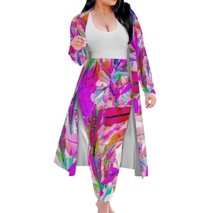 Purple Croton Women Overalls Sportwear