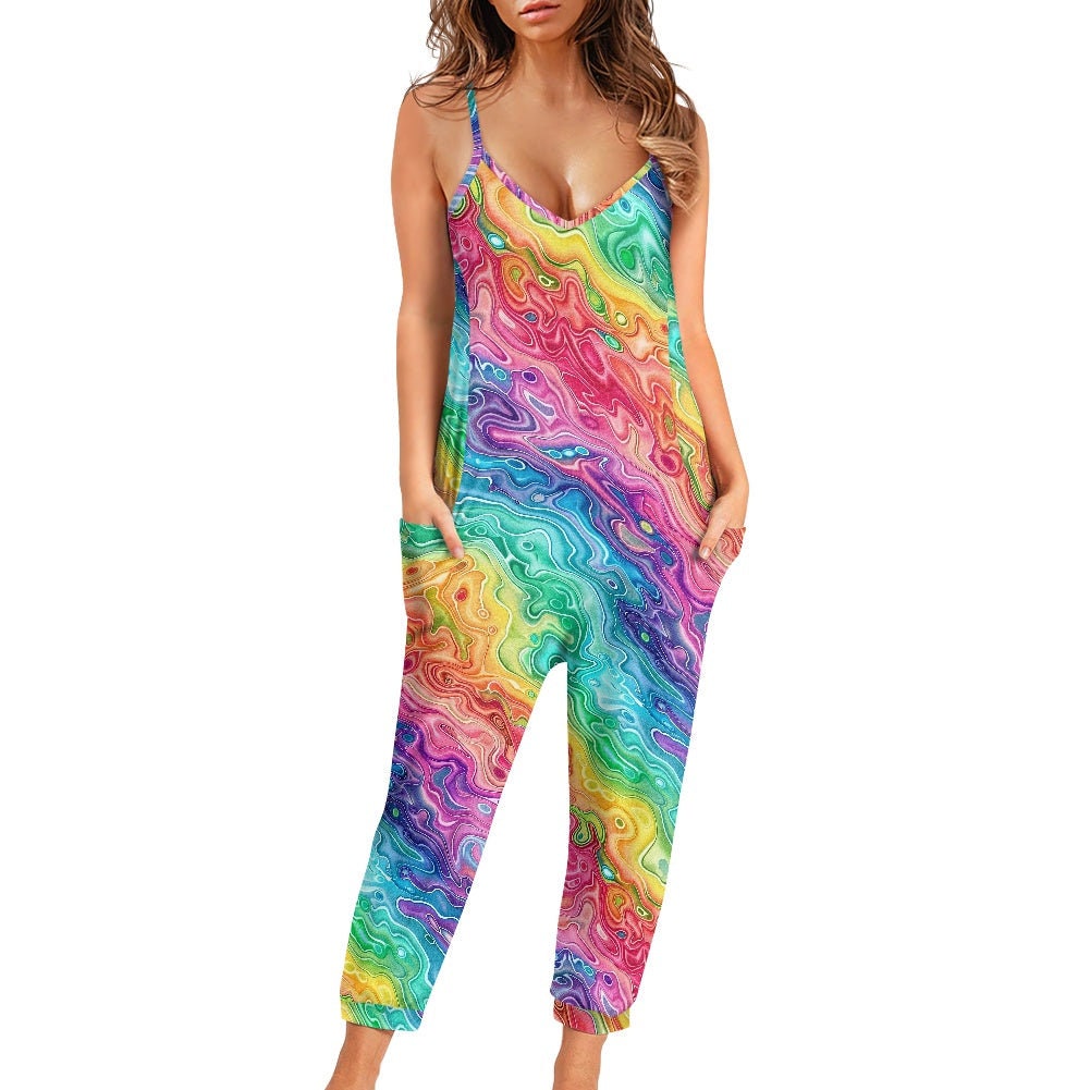 Multicolor Rompers Pastel Rainbow Rompers - Exclusive One-of-a-kind Luxury Romper ...