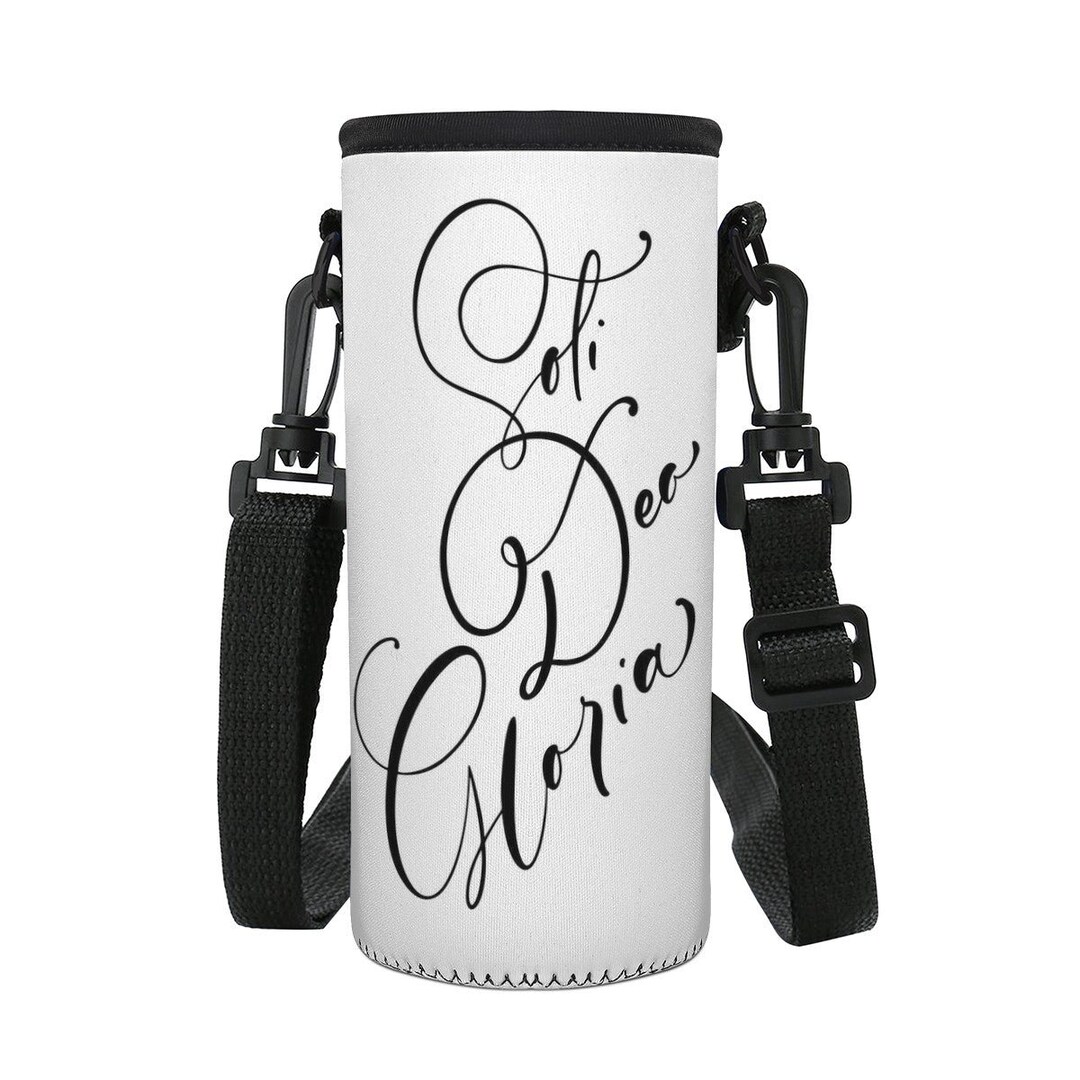 Soli Deo Gloria Small Water Bottle Carrier Bag Etsy