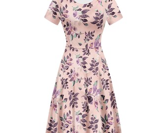 Sangria Women Scoop Neck Ruffle Dress