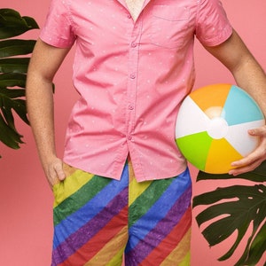 Boardshort voor heren LGBT Pride, surfshorts