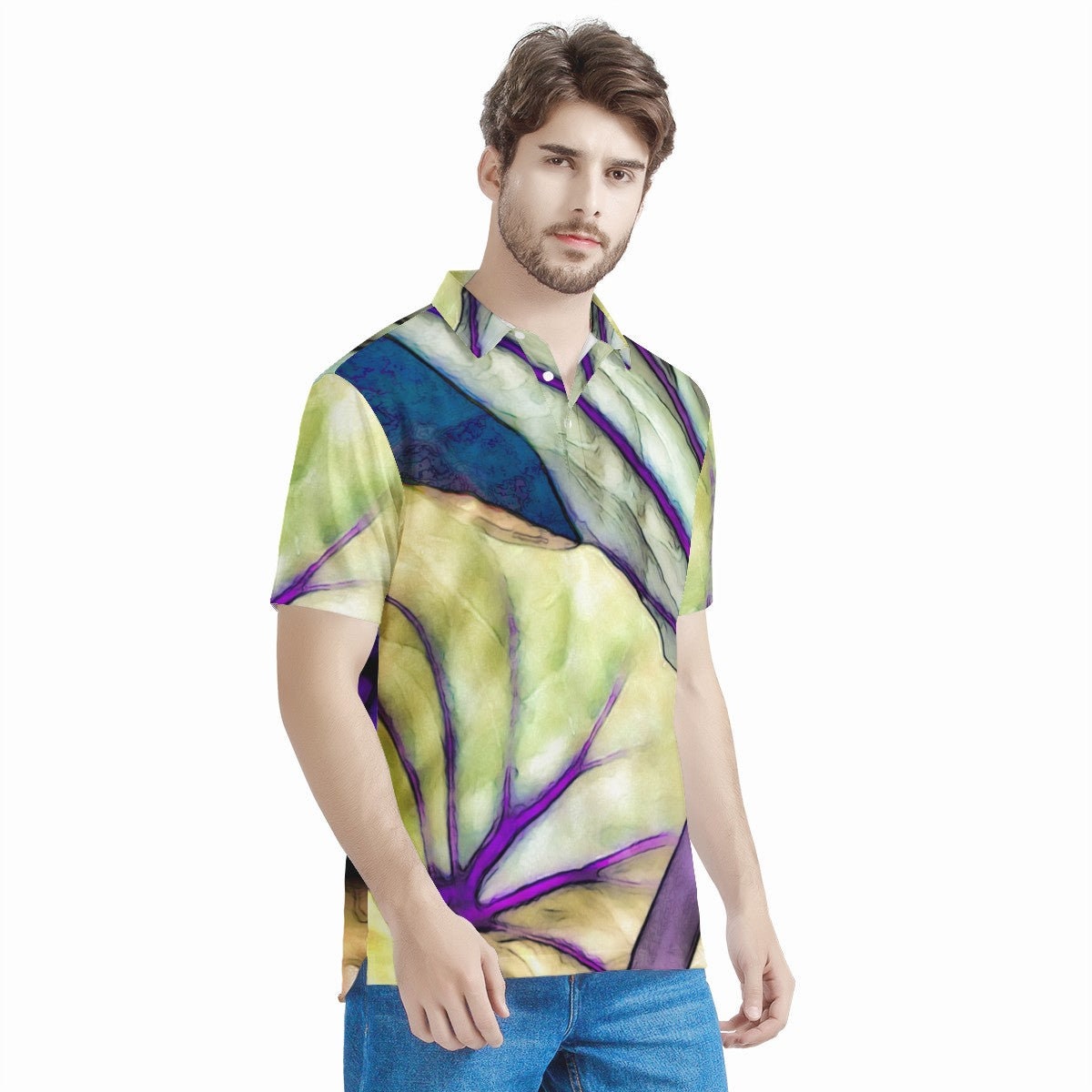 Discover Alocasia Black Velvet  Aloha Polo Shirt