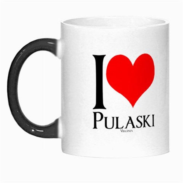 I Heart Pulaski Morph Mug