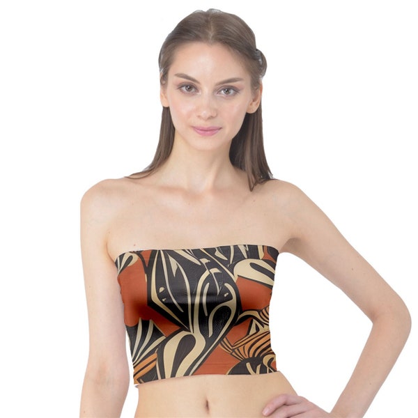 Afrikanisch – ethnisches Bandeau-Top bis 5XL