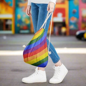 LGBT Pride Motif  Drawstring Bags