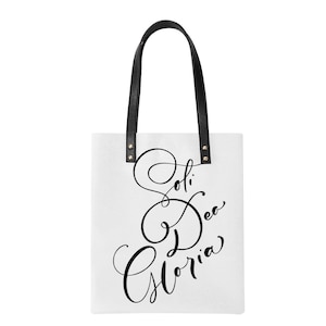 soli Deo gloria Handtasche aus PU-Leder