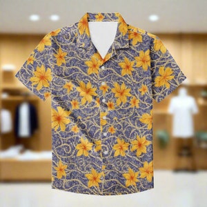 Vintage Mens Hawaiian Shirt | Men&#39;s Hawaiian Shirt