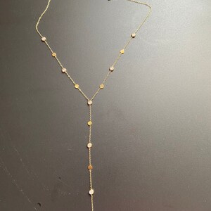 Gold and silver tie necklace in stainless steel News image 3