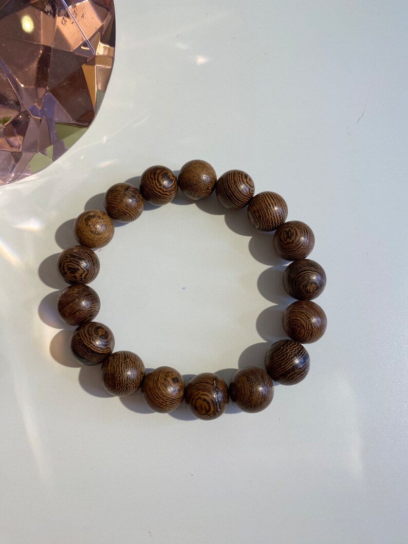 Lava stone bracelets or wood man or woman image 2