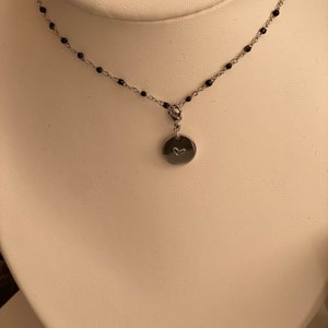Gigi necklace medallion to engrave gold or silver image 8
